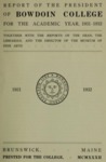Report of the President, Bowdoin College 1931-1932 by Bowdoin College