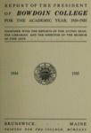 Report of the President, Bowdoin College 1934-1935 by Bowdoin College