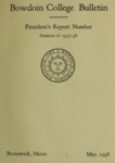 Report of the President, Bowdoin College 1937-1938