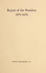 Report of the President, Bowdoin College 1975-1976 by Bowdoin College